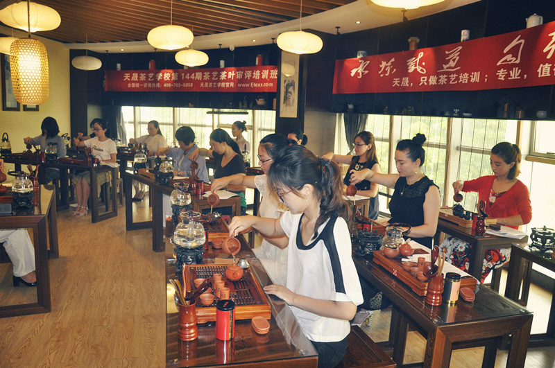 天晟茶艺培训学校短期培训班火了吗?