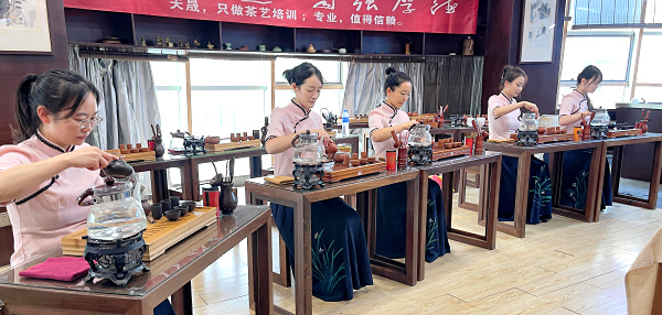第222期:台湾十八道茶艺表演考核(图3) 第222期:台湾十八道茶艺表演考核(图3)
